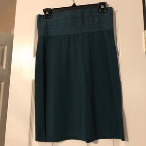 teal skirt
